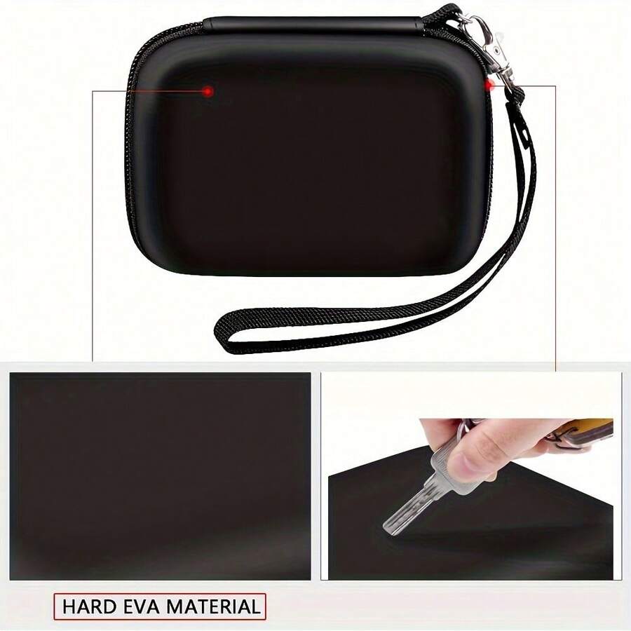这款适用于 CCD 相机的 EVA 收纳袋具有防摔功能，非常适合尼康和其他数码相机。