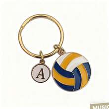 Personalized Volleyball Keychain - The Perfect Christmas And Thanksgiving Gift For Volleyball Players - Volleyball Alphabet Suit - View 4