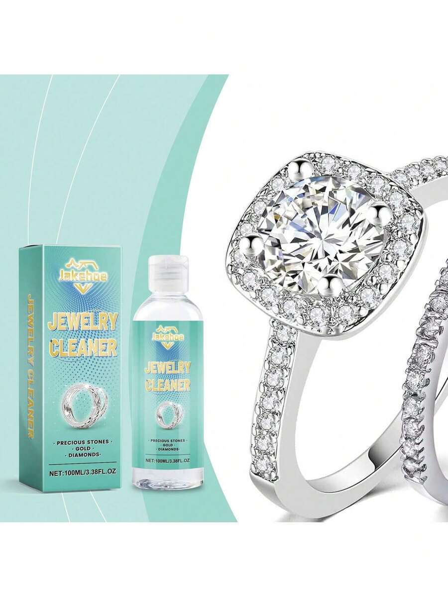 2pcs Professional Jewelry Cleaning Solution | Multi-Functional Jewelry Cleaner. Effectively Removes Rust And Oxidation, A Polishing Agent That Enhances The Shine Of Silver And Platinum Jewelry, A Gentle, , And Long-Lasting Cleaning Solution. - Green (1 Piece) - View 1