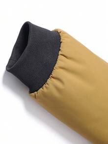 保暖内衬夹克，时尚、保暖、休闲，适合男士秋冬季日常穿着及户外运动。 - 薑色 - 查看 6