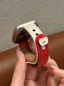 1pc Fashionable & Cute Blue Band With Bear Pattern, Compatible With Apple Watch SE/S11/S10/S9/S8/S7/S6/S5/S4/S3/S2/S1 Series 38mm, 40mm, 41mm, 42mm, 44mm, 45mm, 46mm, Suitable For Young Girls And Women - Light Blue - View 10