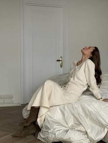 Women Sports Sweater Co-Ords