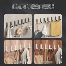 5 piezas/10 piezas Ganchos adhesivos de uso pesado, sin perforación, ganchos adhesivos para pared para cocina, baño, puerta, almacenamiento - Multicolor - Ver 4