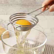 Premium Stainless Steel Egg Yolk Separator - Easy Egg White And Yolk Separator With Perfect Egg Filtration Function - Convenient Kitchen Tool
