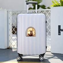 3 Pcs Cute Mouse Wall Sticker - Removable Self-Adhesive Cartoon Hamster/Gerbil-Like Animal Decal With Mouse Hole Cutout, Glossy Vinyl For ' Room, Bathroom, Bedroom - Easy Peel & Stick (No Residue) - Multicolor - View 4