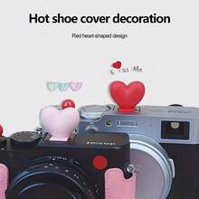 Cute Heart-Shaped Camera Lens Cover | Compatible With /Canon/Nikon | Camera Appearance Upgrade