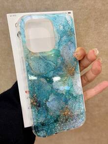 Minimalist Glitter Sequin Fashion Phone Case Features An Advanced Large-Hole Design With A Tie-Dye Sequin Pattern, Offering A Minimalist And Shock-Resistant Design With A Thickened Structure. It Is Compatible With IPhone 17/17 Pro/17 Pro Max, 16/11/16 Pro/16 Plus/16 Pro Max/16e, 15 Pro Max, 13/14/12/XS/XR, 15 Pro Max, 16 XR/7/8, 16 Pro Max, 15 Pro Max, 12 Pro Max, 13 Pro Max, 14 Pro Max, 13, 11, 12 Pro, 14, P11 Soft Case, P12 Anti-Drop, XS/XR And Other Models, Providing Comprehensive Protection Spring Party Gift - Multicolor - View 2