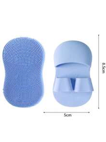 Silicone Nose Pore Cleansing Brush, Soft Hair Facial Cleansing Brush, Gentle Skin Care Finger Brush, Blackhead Makeup Brush