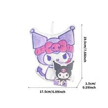 Miniso Sanrio Kuromi Cute Hanging Hand Towel: Skin-Friendly Polyester Fabric, Hangable Design, Home Bathroom & Kitchen Cleaning Hand Towel(1 PC)