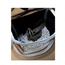 1pc Small Parrot Portable Pet Bird Carrier Bag - Durable Material, Available In Transparent Blue Or Pink, With Zipper And Handle, Ideal For Outdoor Training And Travel, Parrot Accessories - Multicolor - View 9