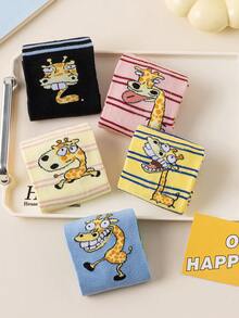 1 Coppia Di Calzini Divertenti Da Donna Con Motivi Di Animali cartoni animati, Calzini Novità, Regali Casual Unisex, Adatti Per Vacanze E Uso Quotidiano - Multicolore - Visualizzare 12