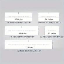 12/24/48/72 Slots Handmade Maple Leaf Canvas Pencil Case - Large Capacity Pencil Box - Sketch Stationery Box - Simple Stationery Box - Pencil Pouch Pen Holder