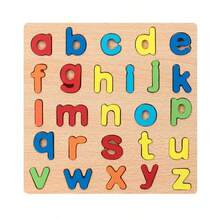 Best Selling Must-Have Gift! Wooden Alphabet & Number Shape Montessori Set, ABC Matching Cognitive Educational Learning Tool