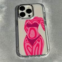 Funda elegante con diseño para iPhone 13 Compatible con iPhone 17, 16E, 16, 15, 14, 12, 11 Pro Max,  G05/G22,  Pixel 7,  Galaxy A04/A16/S20/S21/S22/S23/S24 y Honor X Series Con un marco metálico plateado para la cámara y una funda blanda transparente de TPU.Accesorios Y Regalos Para Fundas De Teléfonos Móviles, La Mejor Opción De Regalo Para Año Nuevo/San Valentín, Para Novios/novias/familiares/amigos Cercanos - transparente - Ver 3