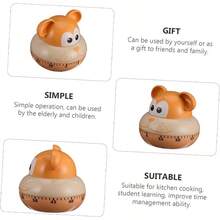 3 Piezas Temporizador mecanico Herramienta de gestión del Temporizador de Juegos Egg Timer mecánico de Cocina es de Cocina el plastico - 3 - Ver 4