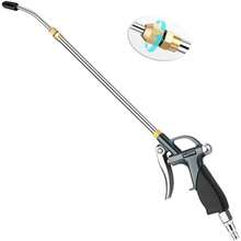 JASTIND Pistola sopladora de aire de alta presión, extensión de 19-28 pulgadas, boquilla de aire larga con agarre de goma y enchufe rápido, industrial - / - Ver 1