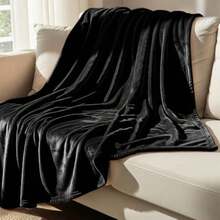 Matrimonial King Size Ultrasuave 400GSM Frazada de Franela Manta Individual Frazada Cómoda y Calientita Cobijas Calientitas Cobertores para Cama Sofá Dormitorio Oficina Viaje ()(Color Negra Matrimonial(200*230cm)) - Multicolor - Ver 3