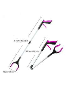 32-Inch Foldable Clip-On Grabber – A Practical, Lightweight Household Tool Suitable For The Elderly And Home Cleaning, Ideal For Reaching And Picking Up Objects - Multicolor - View 10