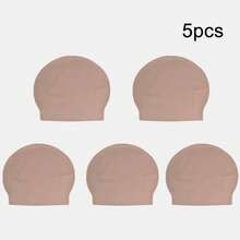 Unisex Bald Cap, Latex Wig Cap For Halloween Costume, Theme Party Headwear Wig Accessory (Nude) - Apricot - View 10
