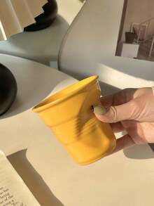 1个多巴胺色系咖啡杯，高品质陶瓷水杯，早餐杯，牛奶杯，家用/办公茶杯 - 彩色 - 查看 8