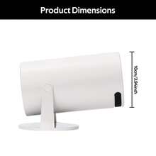 Proyector inteligente para el hogar es compatible con sistemas Android y Apple, ofrece resolución 4K, admite conectividad Wi-Fi, es portátil y fácil de usar. Gira 180° y reproduce diversas películas y series de televisión. Ideal para salas de estar, dormitorios y patios, es un regalo ideal para aniversarios o cumpleaños. - Tipo de Enchufe A USA (110-127V) - Ver 5