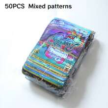 20/50/100pcs Self-Sealing Polyester Bags With Transparent Window - Odor-Proof Resealable Zipper Lock, Reusable Plastic Bags For Candy, Sweets, Gummies, Chocolate Storage - Colorful Cartoon Patterns, Bulk Packaging Suitable For Party, Gifts, Retail - Color - View 8