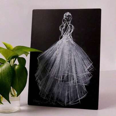 Cuaderno de bocetos profesional con cartulina negra gruesa, A4 con cartulina negra extraíble de 300 g/m², cuaderno de bocetos con lápiz resaltador, cuaderno de bocetos de 30 páginas de 9"X12" adecuado para medios metálicos, perlados, carboncillo blanco, acuarela y acrílico.