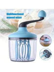 1pc New Silicone Semi-Automatic Egg Beater Cake Tool Whisk Manual Hand Mixer Self Turning Egg Stirrer Kitchen Egg Tools
