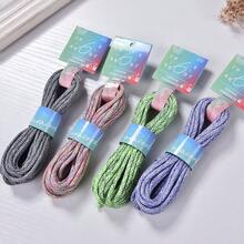 4mm Handmade Polyester Core Multicolor Rope, 5m, Suitable For Beading, Tassel Crafting And DIY Projects - Multicolor - View 7