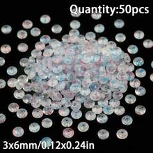 3x6毫米玻璃米珠，闪亮锁扣算盘珠，玻璃隔珠，珠宝制作DIY工艺品材料 - DIY - 查看 22