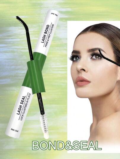 10ml Black Waterproof Eye Lash Glue, Long-Lasting (48-72 Hours), Fast Drying , Gentle, Non-Irritating, 2-In-1 Self-Adhesive, DIY, Low-Sensitivity, Long-Lasting, Segmental Lash Glue Suitable For Sensitive Eyes. Lash Glue,Eye Lash Glue