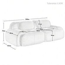 Sofas & Couches - Brown + Corduroy + 2 Seat - View 4