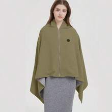 1件便携式带帽加热披肩，男女通用，USB供电，可搭配10000mAh移动电源使用，冬季户外、办公室、飞机等场合保暖。双层隔热，柔软亲肤，尺寸150*85cm，棕色。保暖、闺蜜节、宠物、嘉年华、派对装饰。 - 彩色 - 查看 20