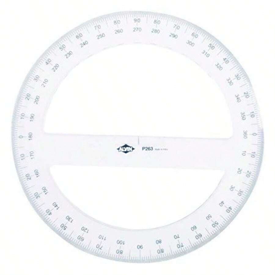 Alvin Circular Protractor 8" P263 - como en la foto - Ver 1