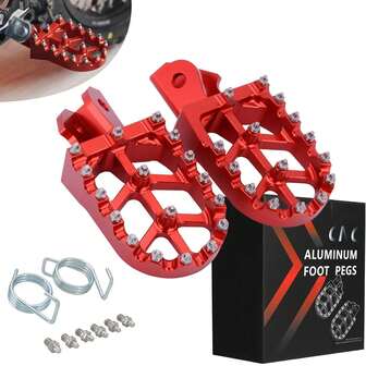 7075 Aluminum Alloy Spring Bicycle Foot Pegs/Pedals Suitable For Surron Light X And S/E, Ride Pro SS/CRF150F CRF230F 03-19, X160, X260