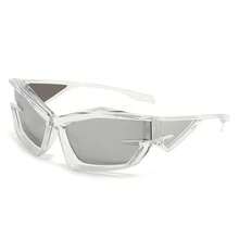 Future Sense Technology  Y2K Street Style Fashion  Suitable For Men And Women, Perfect For Daily Commuting, Hanging Out With Friends, Vacation, Evening Out, Christmas Party, Great Gift For Yourself, Friends, Family, Girlfriend, Valentine's Day, Autumn - 紅框灰板 - 查看 4
