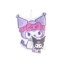 Miniso Sanrio Kuromi Cute Hanging Hand Towel: Skin-Friendly Polyester Fabric, Hangable Design, Home Bathroom & Kitchen Cleaning Hand Towel(1 PC)
