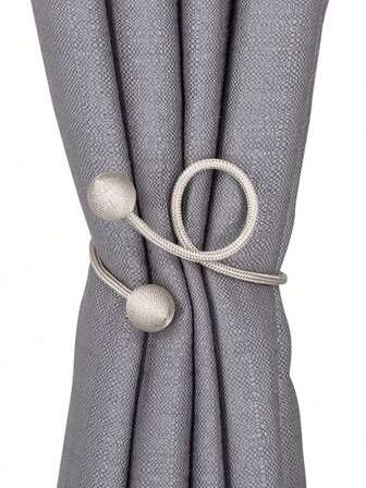 1pc/2pcs/4pcs Twist Ball Curtain Clips, Available In Multiple Colors And Sizes, Great For Birthday Or Graduation Gifts