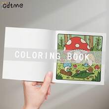 Mushroom World: Adult Coloring Book, Simple Patterns Easy To Color, Cute Drawing Book, Perfect Gift For Parties And Birthdays - The Happiness Of Mushrooms - View 8
