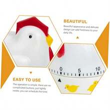 Cabilock 3 Piezas Temporizador de Cocina recordatorio de marcación de Cuerda Temporizador de Horno Relojes Egg Timer de horneado Dispositivo recordatorio de - coloressurtidos - Ver 7