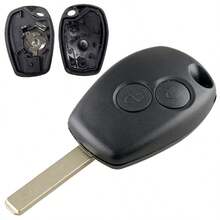 适用于雷诺 Modus、Clio 3、Twingo 和 Kangoo 的双键遥控钥匙保护套 - 2按鈕+鑰匙坯 - 查看 3