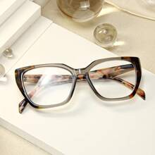 Zinqora 3-Pack Retro Chic Rectangular Reading Glasses Fashion Frame No Accessories Included Reading Eyewear For Stylish Women - Pink Leopard Print + Tortoiseshell + Pink - View 10