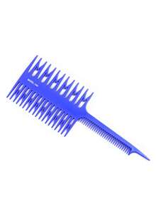 1把双面挑染梳，纯色，简约分发梳，适用于家庭和美发沙龙的染发工具 - 彩色 - 查看 8