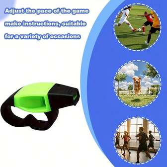 Professionell domarevisselpipa för basket, fotboll, utomhussporter - slitstarkt ABS-material, enkel och lättanvänd design, lämplig för tränare och domare