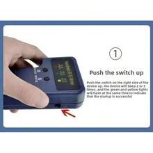 2025 New Universal 1pc 3/6 Slots Handheld 125KHz Low Frequency ID Card Copier, EM Card RFID Smart Card ID Duplicator, Minimalist Industrial Style, Blue, Portable Palm-Sized Design, One-Key Copy + Anti-Drop Shell, Fast Reading + Precise Duplication + Multi-Card Compatible, Smart Card Copying Device Suitable For Access Cards, Attendance Cards, Elevator Cards - Multicolor - View 7