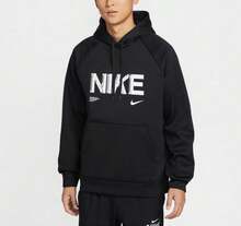 Nike 男士 AS M NK TF PO FLC 运动衫 GFX 针织运动衫 IF2193-010 - 黑色 - 查看 2