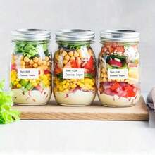 1000pcs/Roll Self-Adhesive Blank Labels, 3cm*2cm Handwritten Labels, Multi-Purpose Classification Index Stickers Suitable For Product Price Tags, Date Labels, Storage Box Labels, Daily Office Differentiation Classification Label Stickers - White - View 7