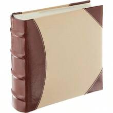 Pioneer - Álbum de Fotos de Alta Capacidad con 2 Compartimentos 203 x 20 3 cm 300 Bolsillos Color café y Beige - Beige marrny - Ver 4