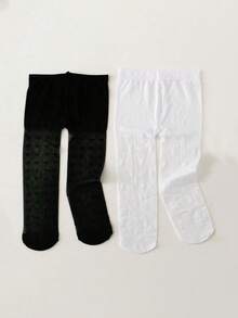 1/2 Pair Ultra-Thin Stirrup Dance Tights, Stretchy Leggings Suitable For Girls - Multicolor - View 9