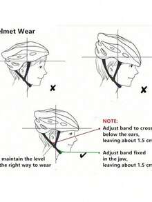 Bicycle Helmet, Cycling Helmet, Sunglasses Included - Black1 - View 3